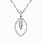 1.09 Carat Marquise Shaped 14K - White Gold