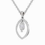1.09 Carat Marquise Shaped 14K - White Gold