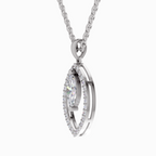 1.09 Carat Marquise Shaped 14K - White Gold