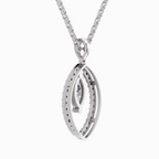 1.09 Carat Marquise Shaped 14K - White Gold