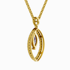 1.09 Carat Marquise Shaped 14K