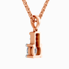 0.75 Carat Cushion Shaped 14K - Rose Gold