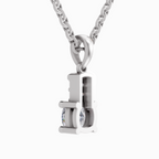 0.75 Carat Cushion Shaped 14K - White Gold