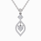 1.37 Carat Heart Shaped 14K - White Gold
