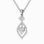 1.37 Carat Heart Shaped 14K - White Gold