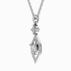 1.37 Carat Heart Shaped 14K - White Gold