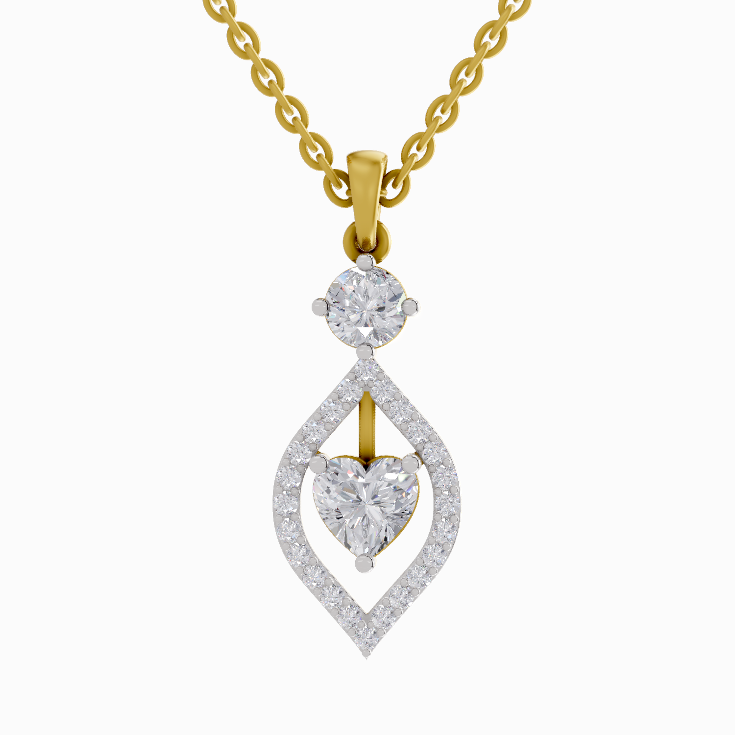 1.37 Carat Heart Shaped 14K
