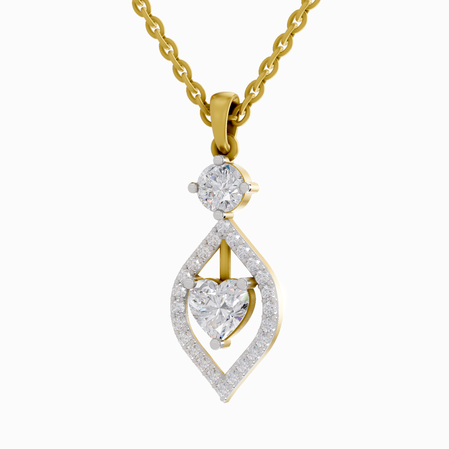 1.37 Carat Heart Shaped 14K