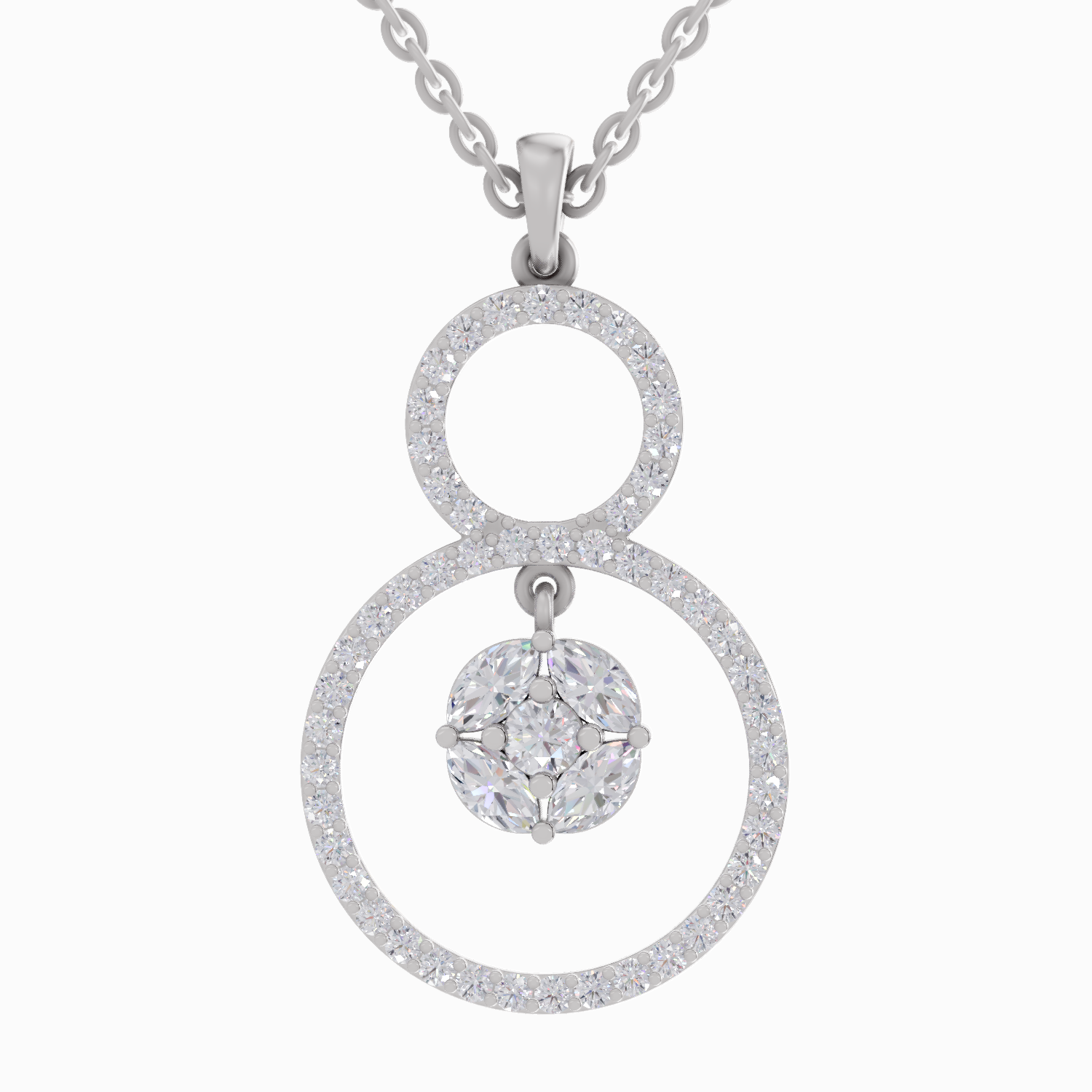 1.33 Carat Marquise Shaped 14K - White Gold