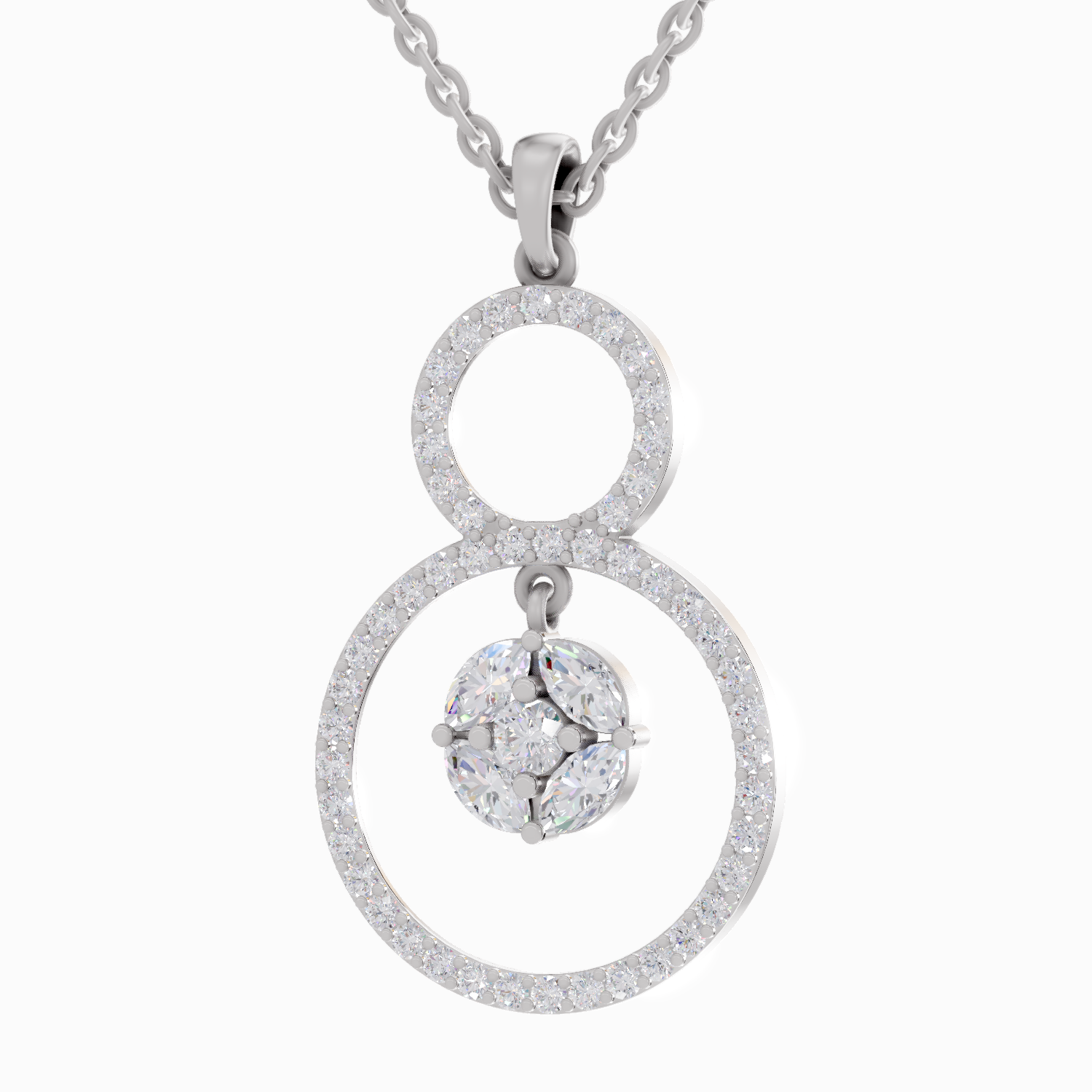 1.33 Carat Marquise Shaped 14K - White Gold