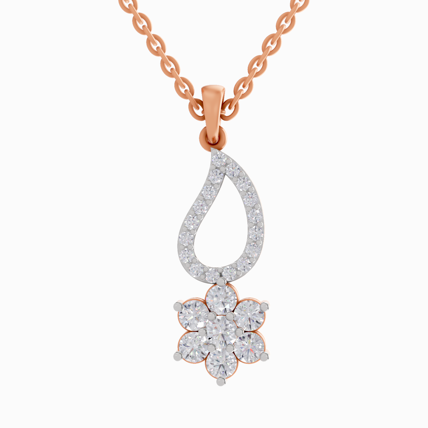 0.98 Carat 14K - Rose Gold