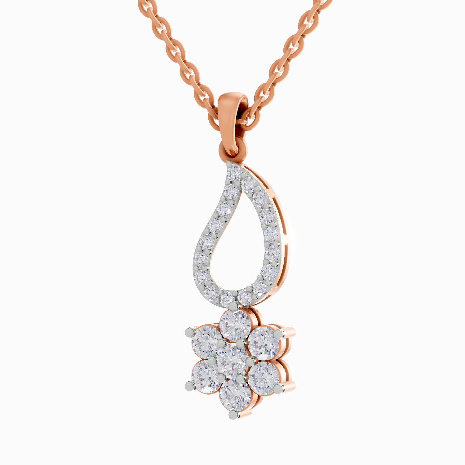 0.98 Carat 14K - Rose Gold