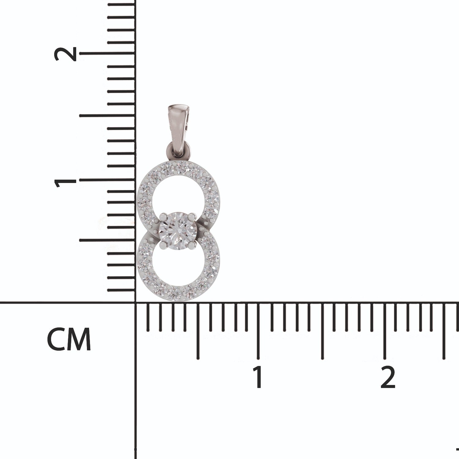 Refined Diamond Pendant