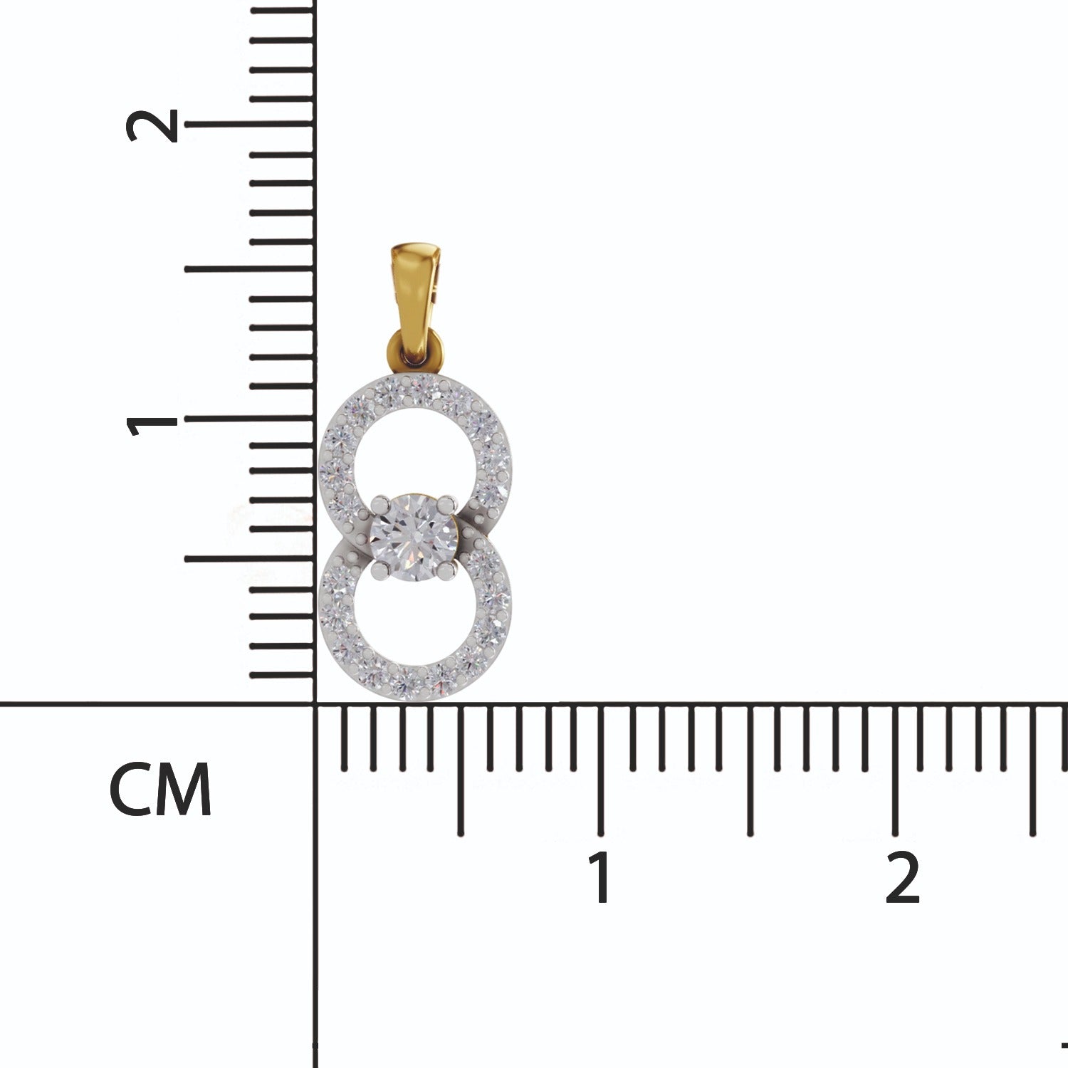 Refined Diamond Pendant