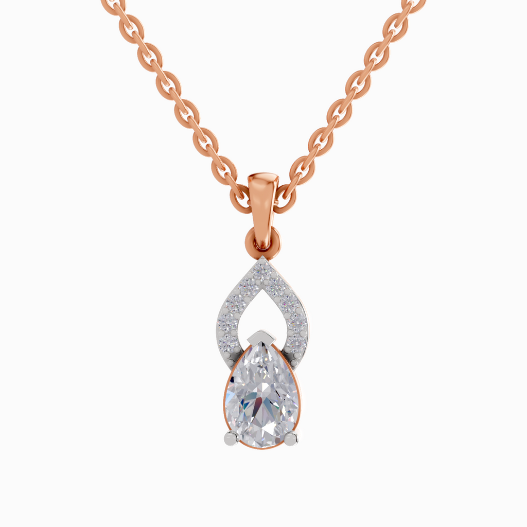 1.11 Carat Pear Shaped 14K - Rose Gold