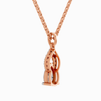 1.11 Carat Pear Shaped 14K - Rose Gold
