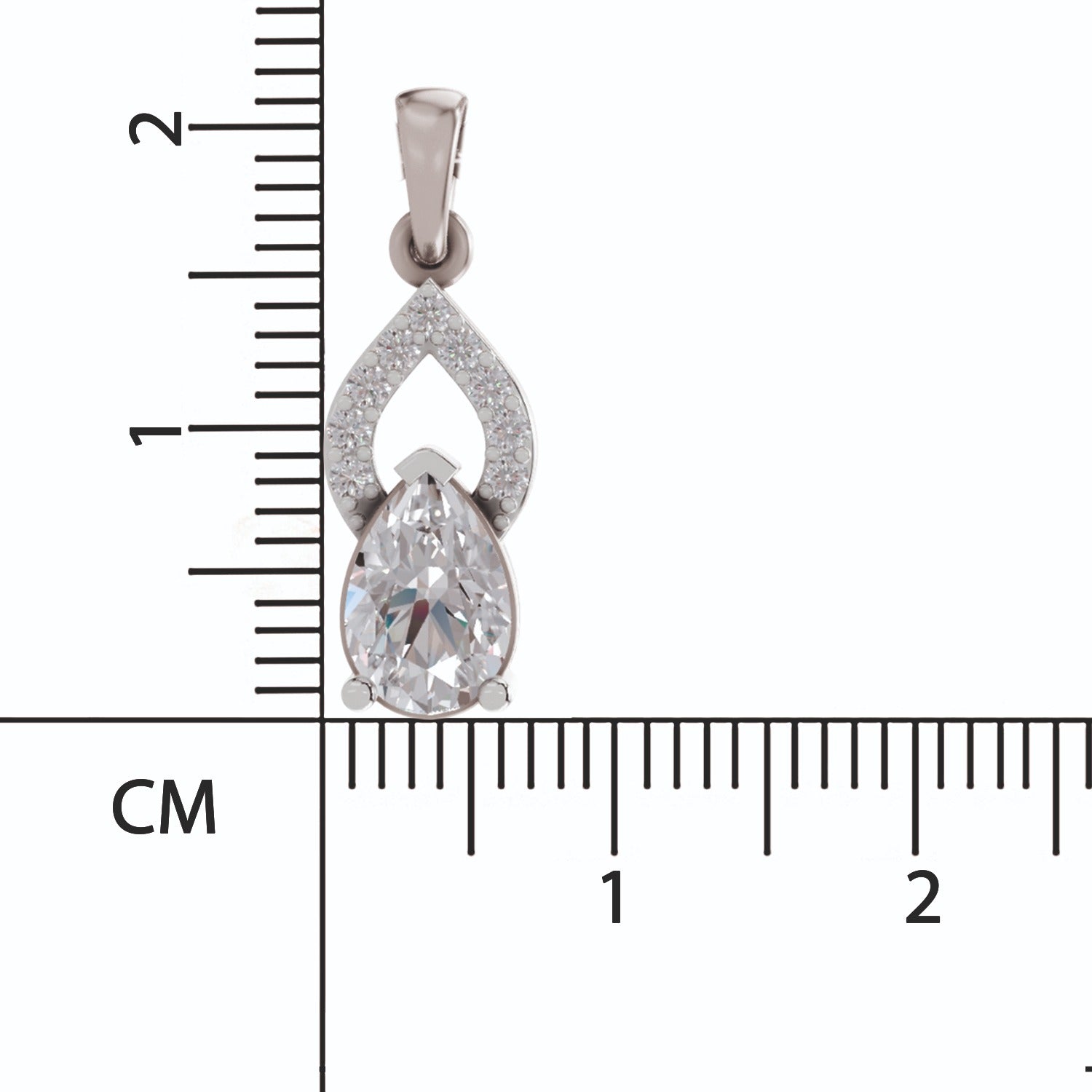 Dreamy Pear Diamond Pendant