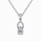 1.11 Carat Pear Shaped 14K - White Gold