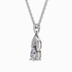 1.11 Carat Pear Shaped 14K - White Gold