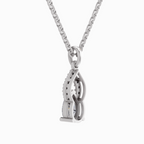 1.11 Carat Pear Shaped 14K - White Gold
