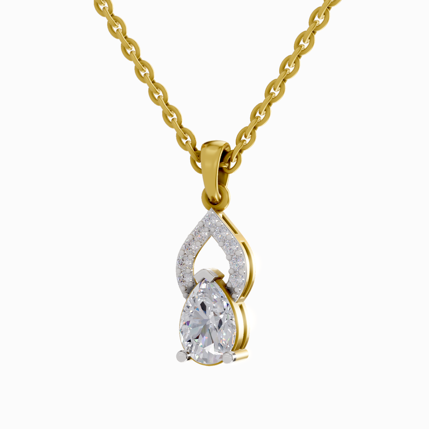 1.11 Carat Pear Shaped 14K