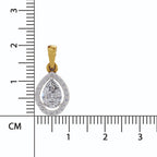 Resplendent Pear Diamond Pendant