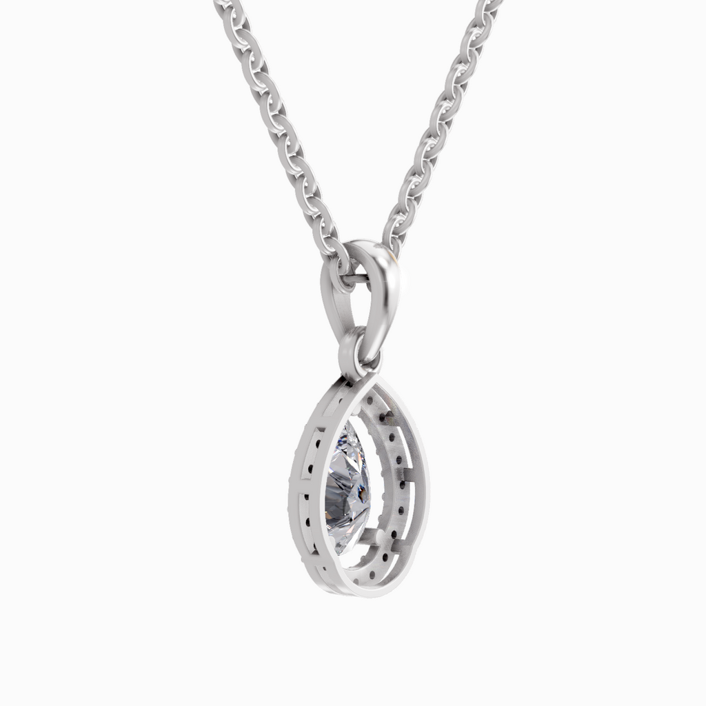 1.2 Carat Pear Shaped 14K - White Gold
