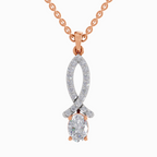 1.45 Carat Oval Shaped 14K - Rose Gold