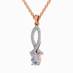 1.45 Carat Oval Shaped 14K - Rose Gold