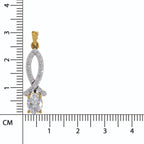 Pristine Oval Diamond Pendant