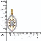 Graceful Emerald-Cut Diamond Pendant