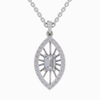1.64 Carat Emerald Shaped 14K - White Gold