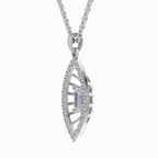 1.64 Carat Emerald Shaped 14K - White Gold
