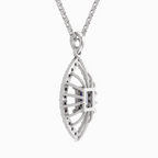 1.64 Carat Emerald Shaped 14K - White Gold