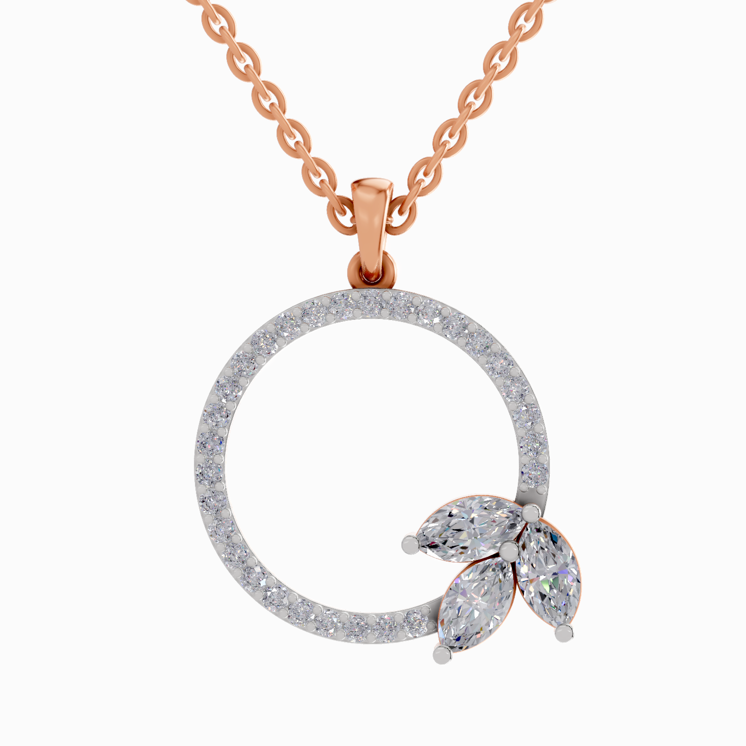 1.16 Carat Marquise Shaped 14K - Rose Gold