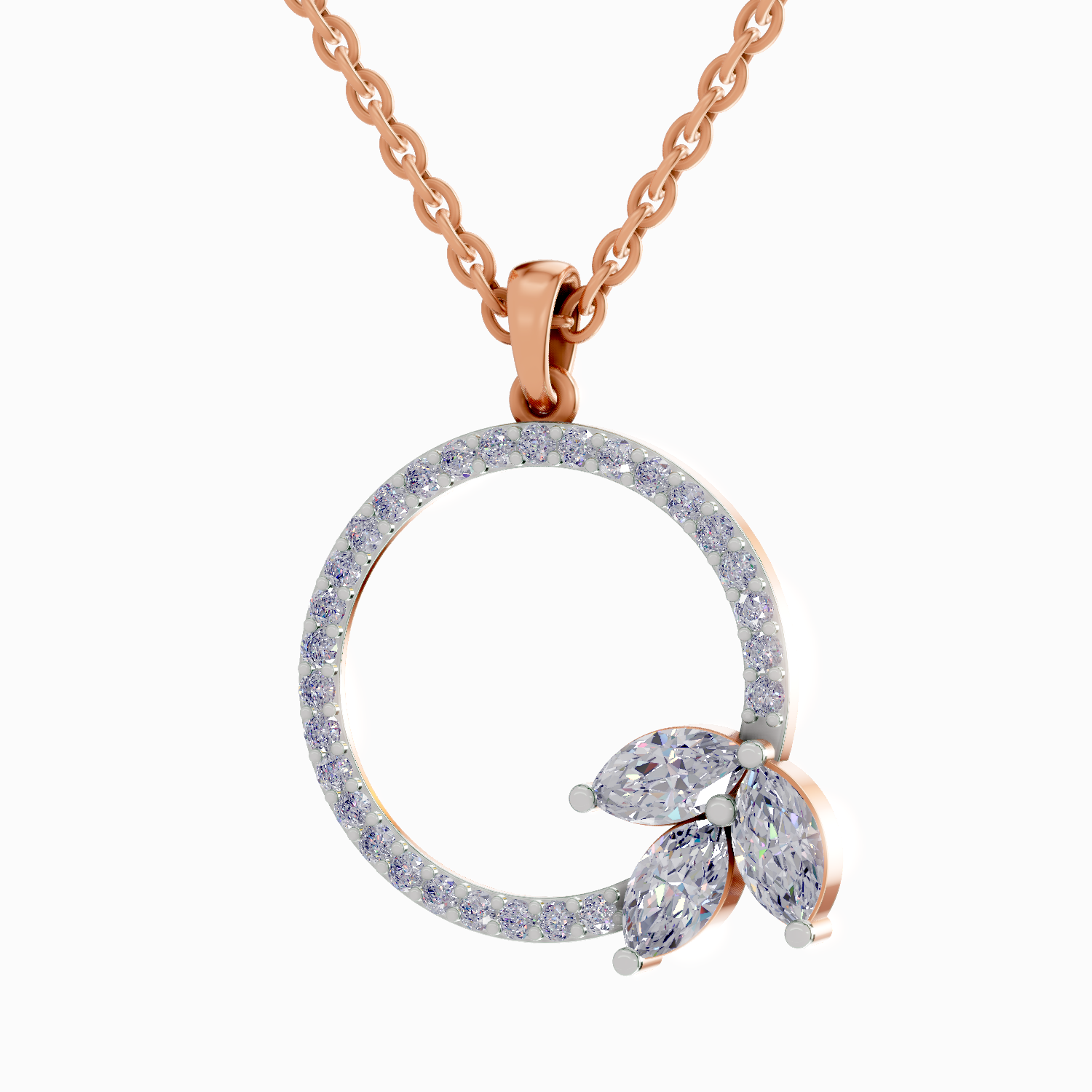 1.16 Carat Marquise Shaped 14K - Rose Gold