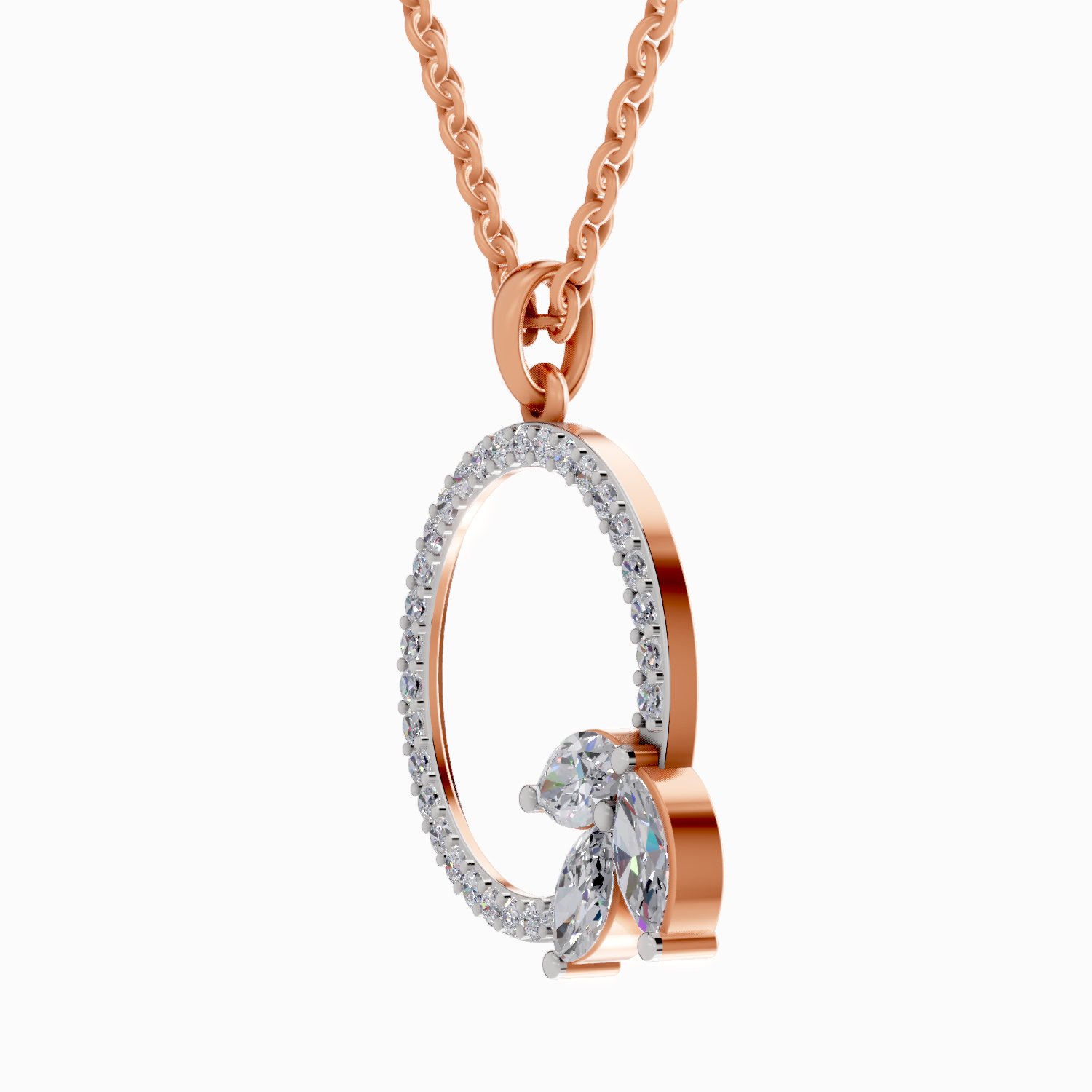 1.16 Carat Marquise Shaped 14K - Rose Gold