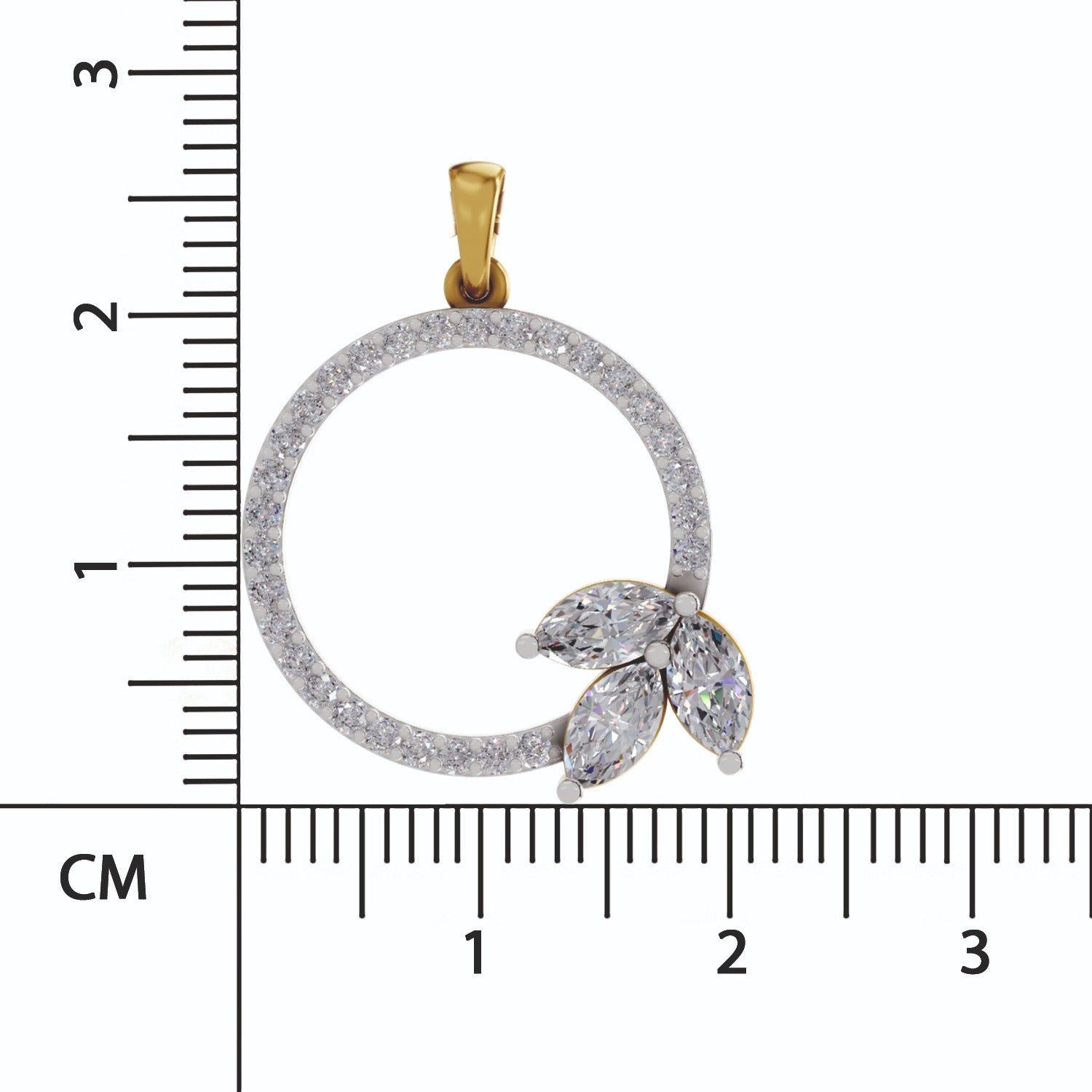 Stunning Marquise Diamond Pendant
