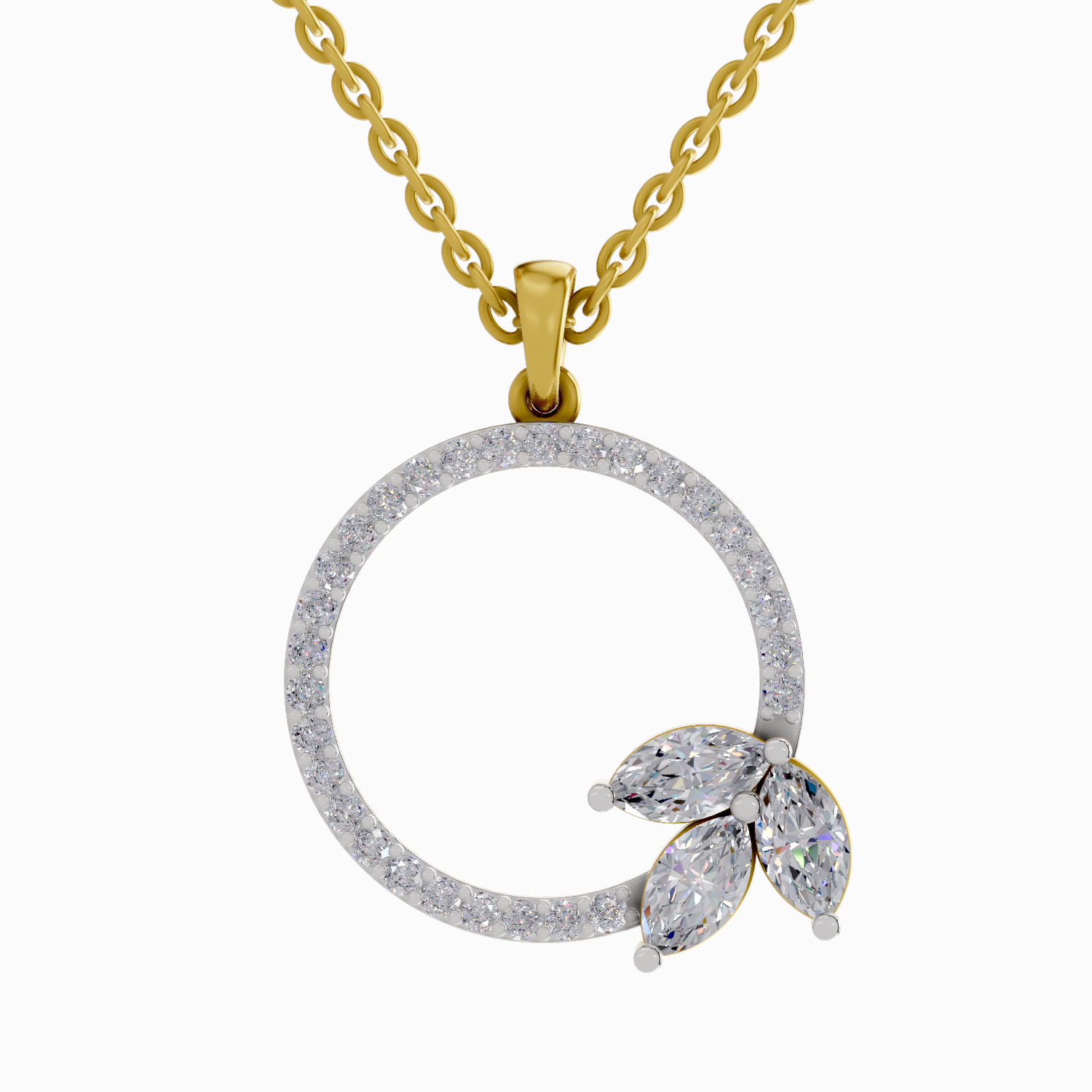 1.16 Carat Marquise Shaped 14K