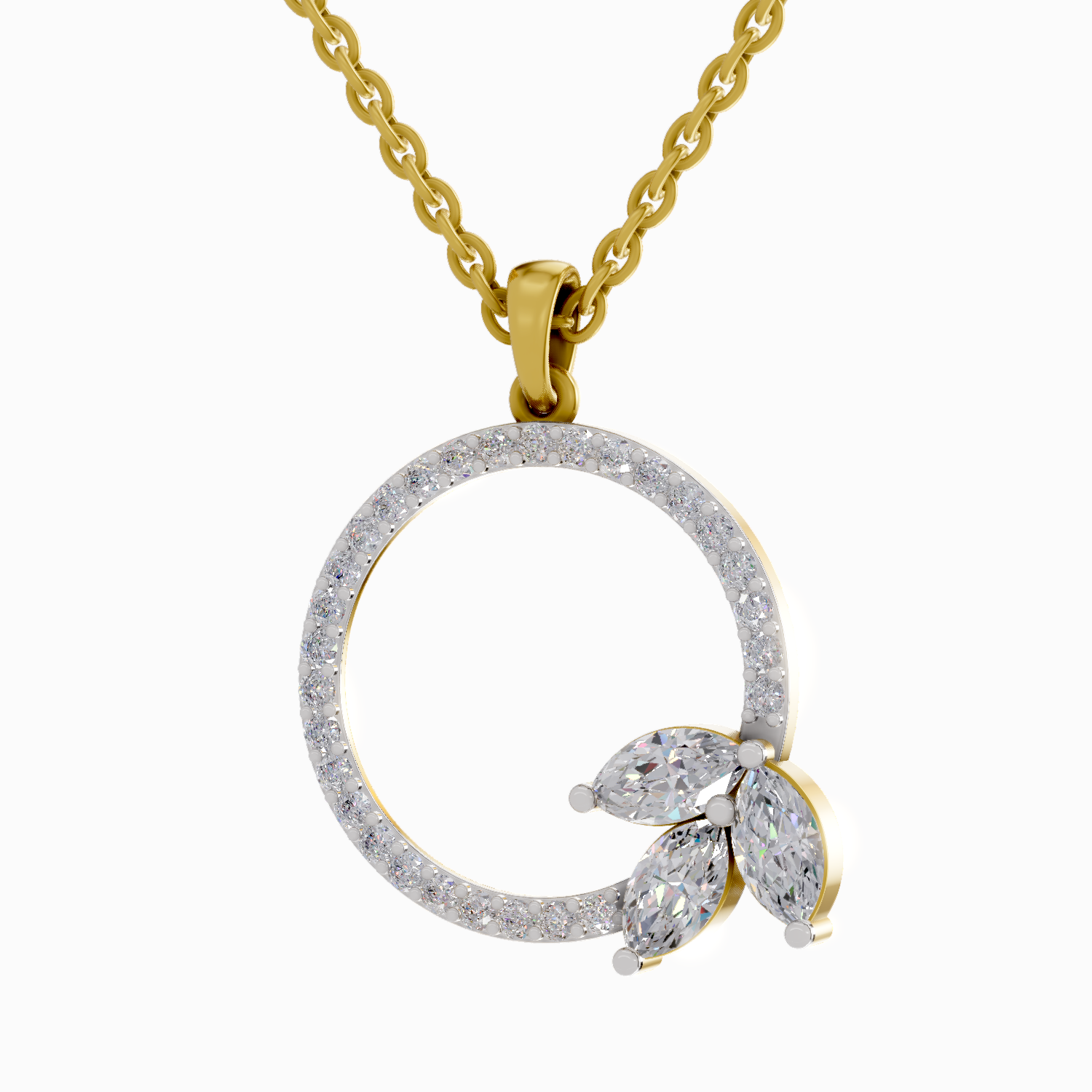 1.16 Carat Marquise Shaped 14K