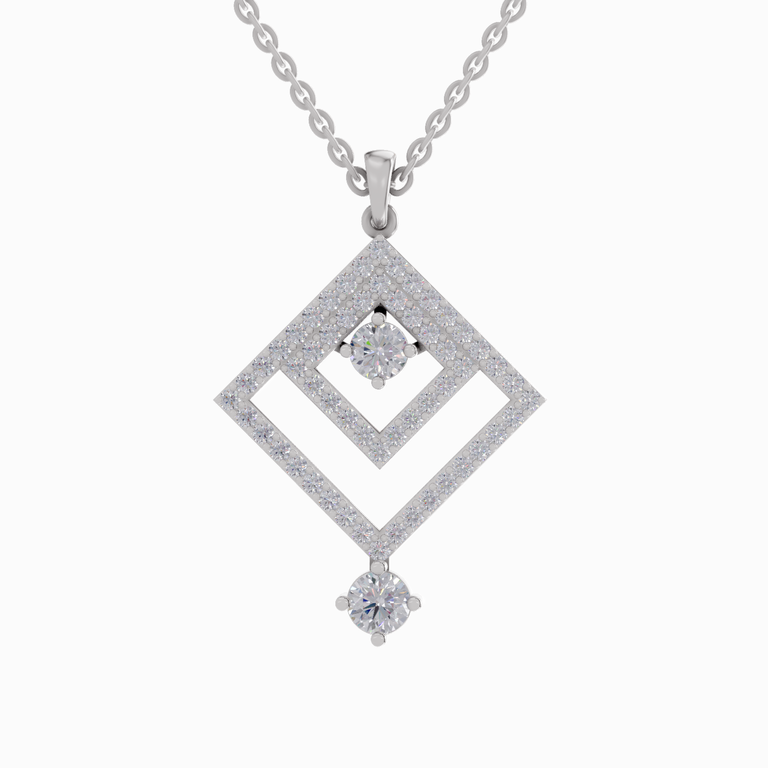 1.64 Carat 14K - White Gold