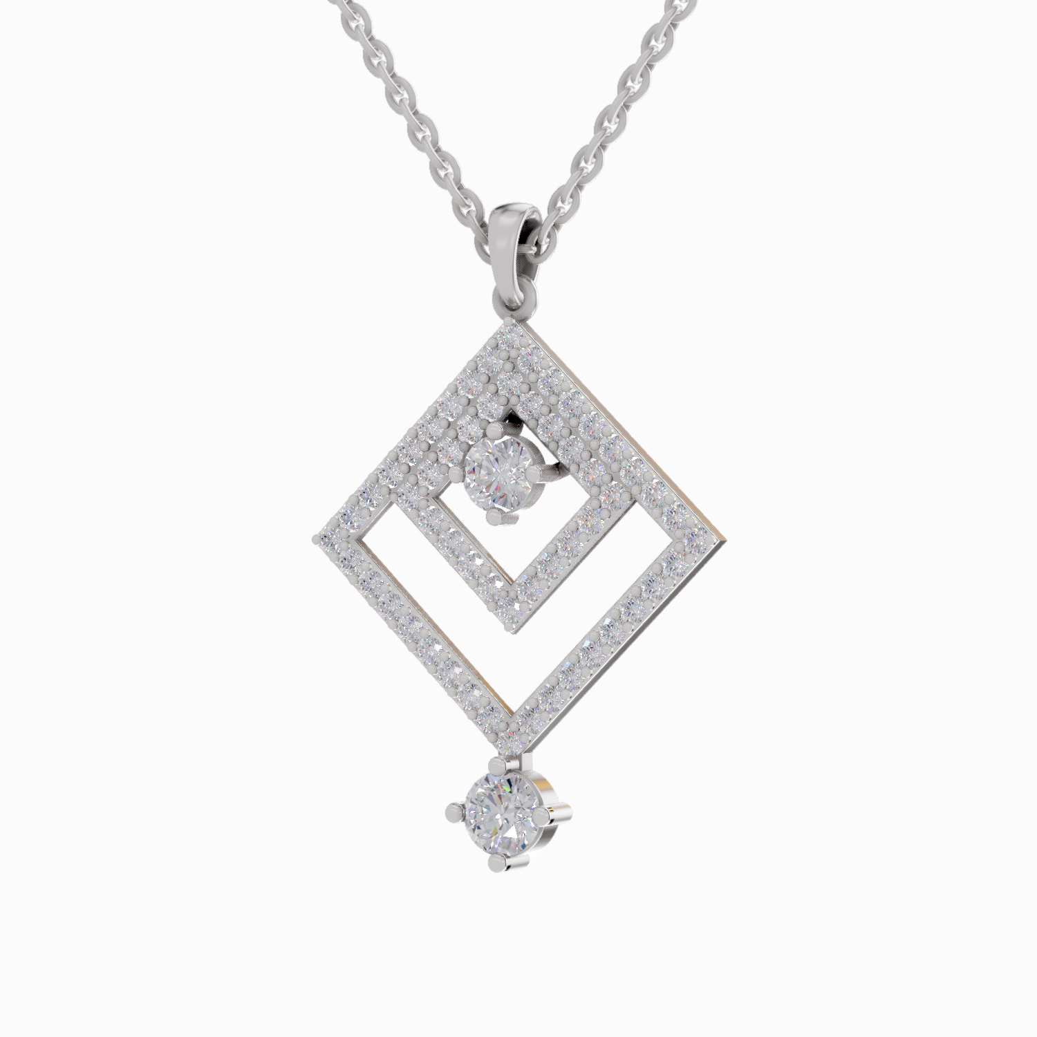 1.64 Carat 14K - White Gold