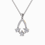 1.47 Carat Pear Shaped 14K - White Gold