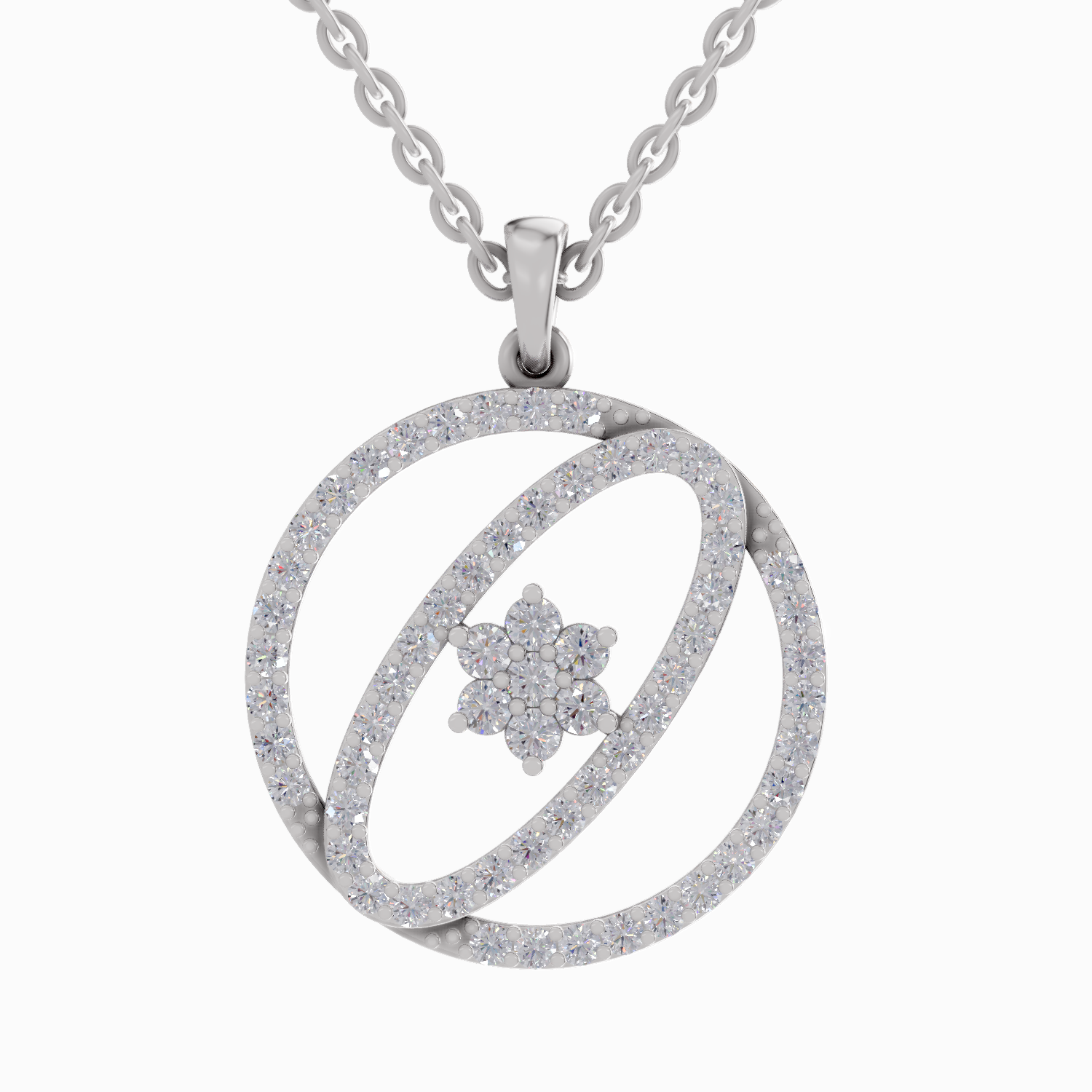0.99 Carat 14K - White Gold