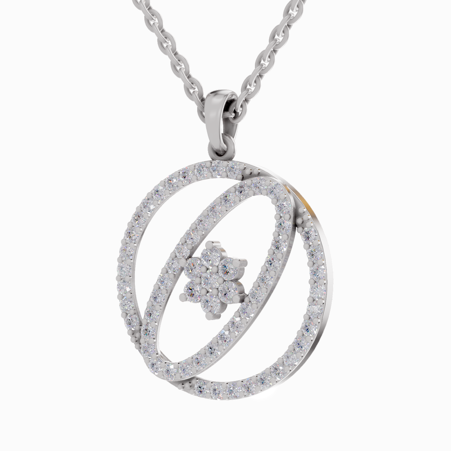 0.99 Carat 14K - White Gold