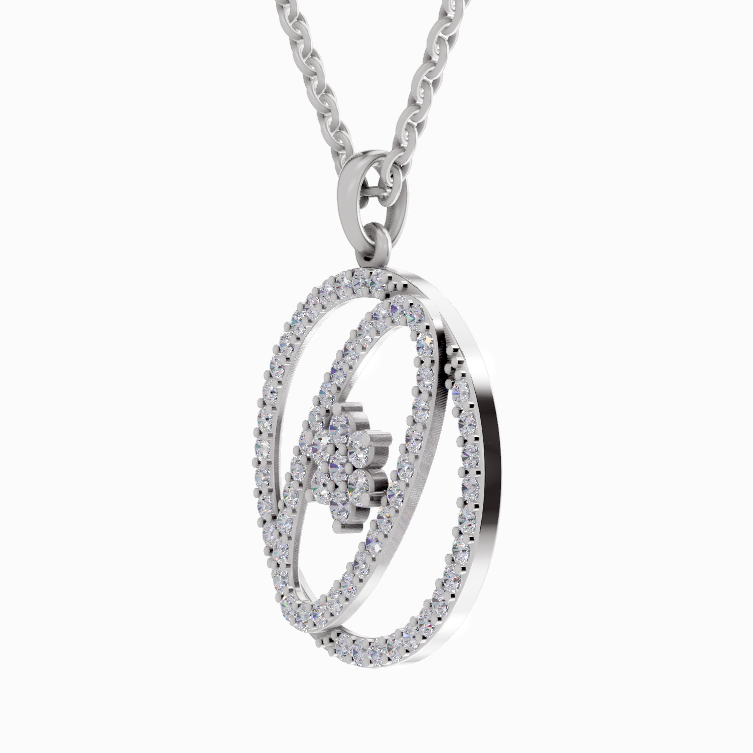 0.99 Carat 14K - White Gold