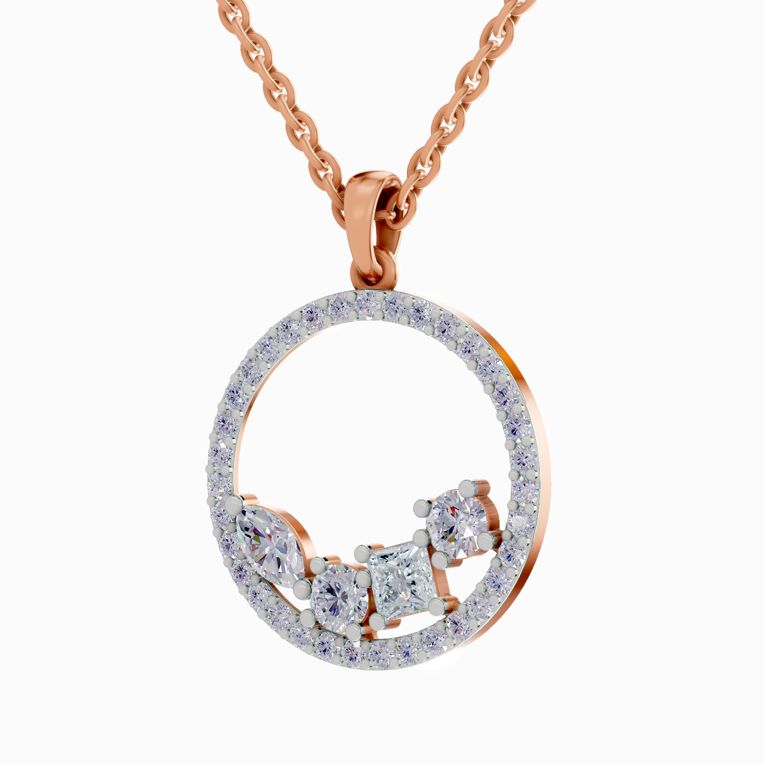 1.2 Carat Marquise Shaped 14K - Rose Gold