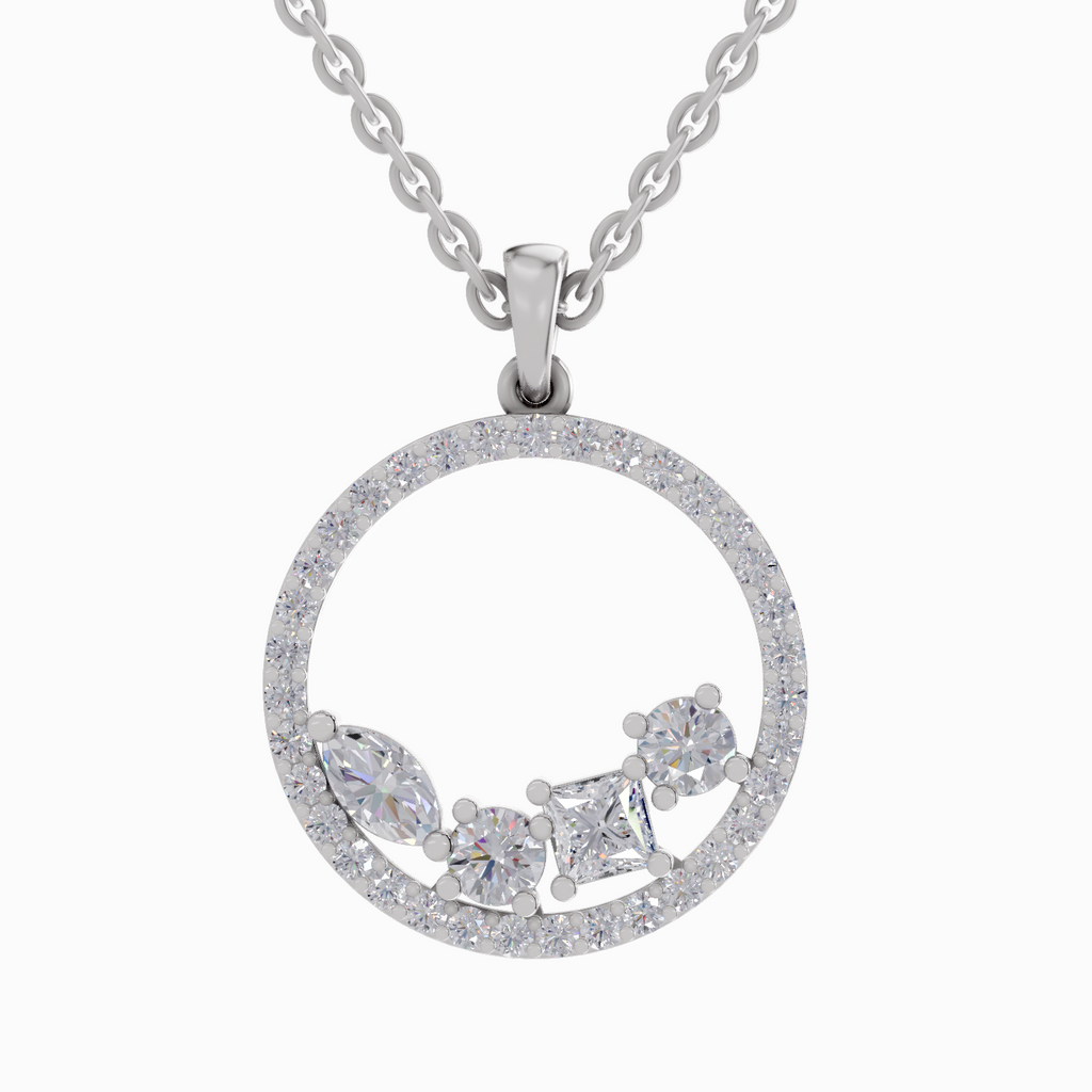 1.2 Carat Marquise Shaped 14K - White Gold