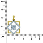Radiant Princess-Cut Diamond Necklace