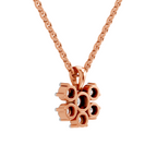 3.08 Carat Celeste Bloom Diamond Pendant Necklace 14K - Rose Gold